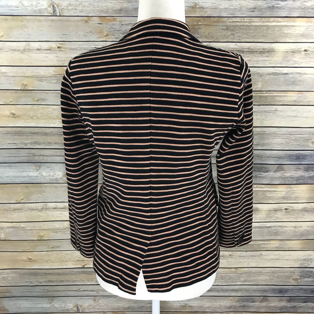 J. Crew Maritime Striped Casual Cotton Blazer - Picture 8 of 8
